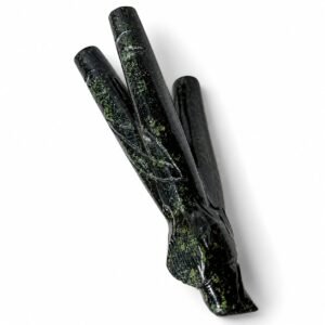 Double Serpentine Stone Kuripe with Condor Head