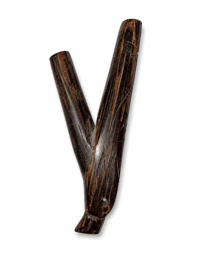 Hand-Carved Chonta Wood Condor Kuripe