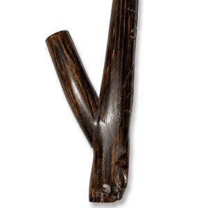 Hand-Carved Chonta Wood Jaguar Kuripe