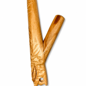Hand-Carved Palo Santo Wood Jaguar Kuripe