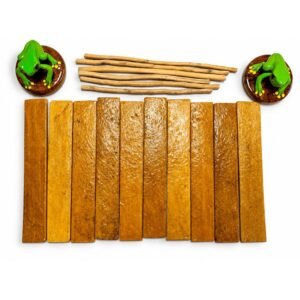 Authentic Matsés Tribe Kambo Stick with Natural Tamshi Vine – 10-Pack
