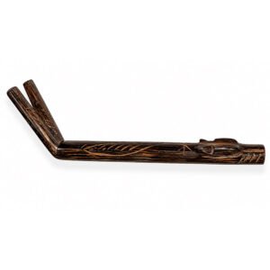 Hand-Carved Double Chonta Wood Tepi Applicator – Puma Head