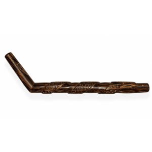 Hand-Carved Chonta Wood Tepi Applicator – Sacred Serpent